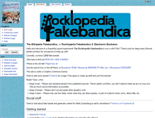 Tablet Screenshot of fakebands.com